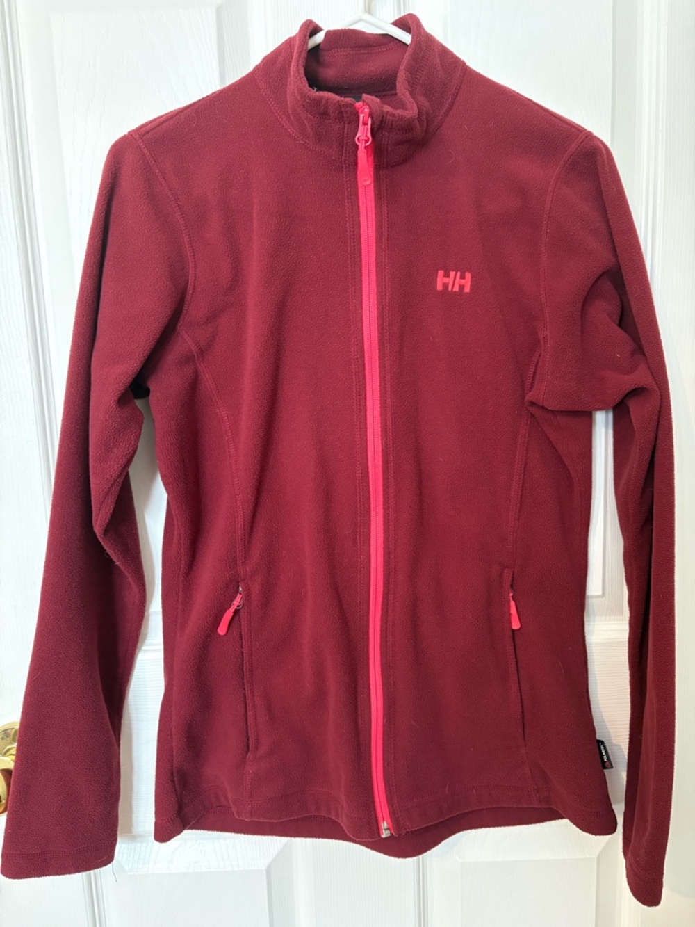 Helly Hansen Deep Maroon Full-Zip Fleece Jacket